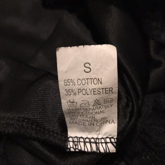 Whimsigoth Fairy Black Cross Detail Velvet Lace Skirt Goth Size Small - Picture 8 of 8